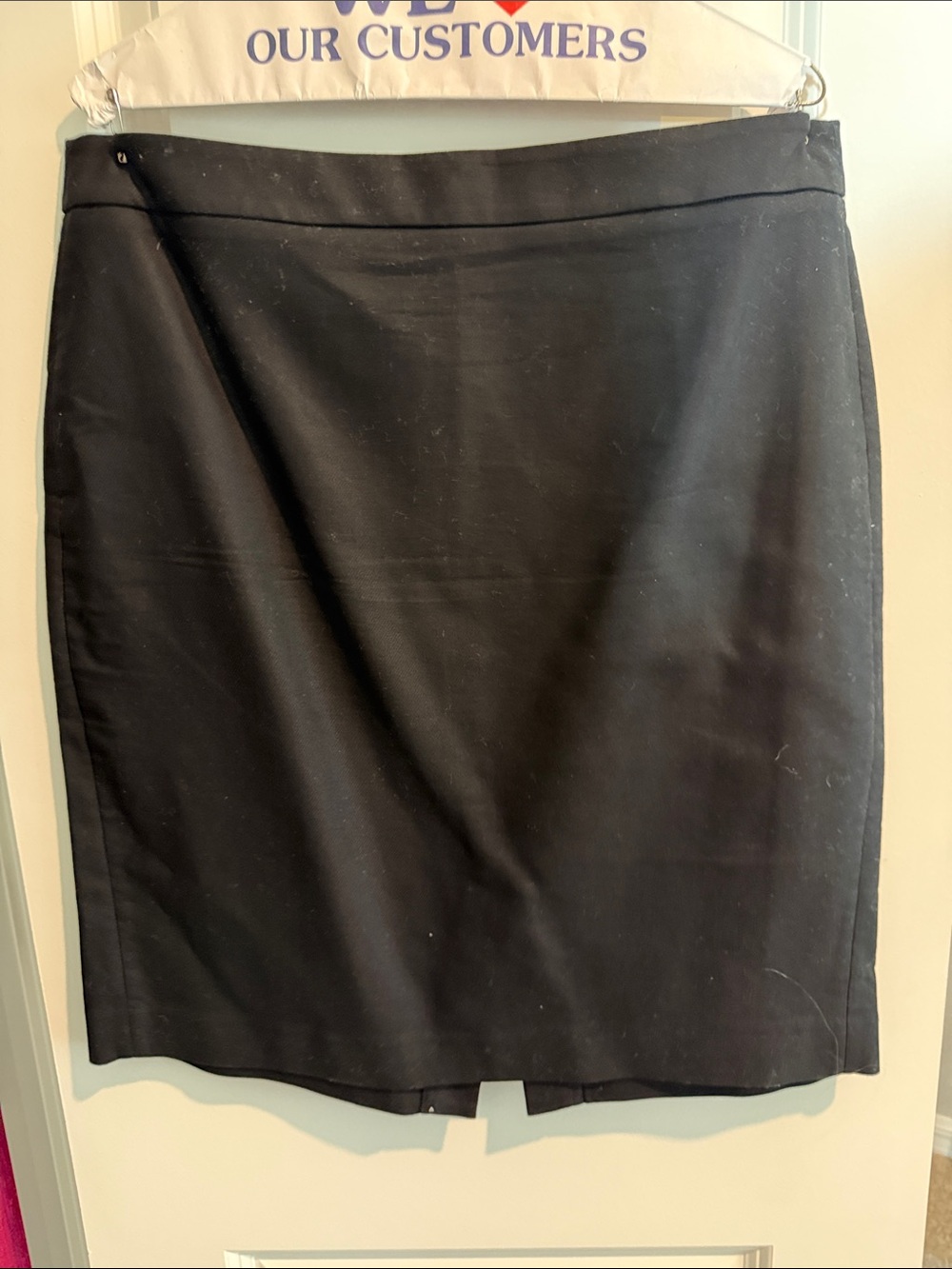 J. Crew Black Pencil Skirt